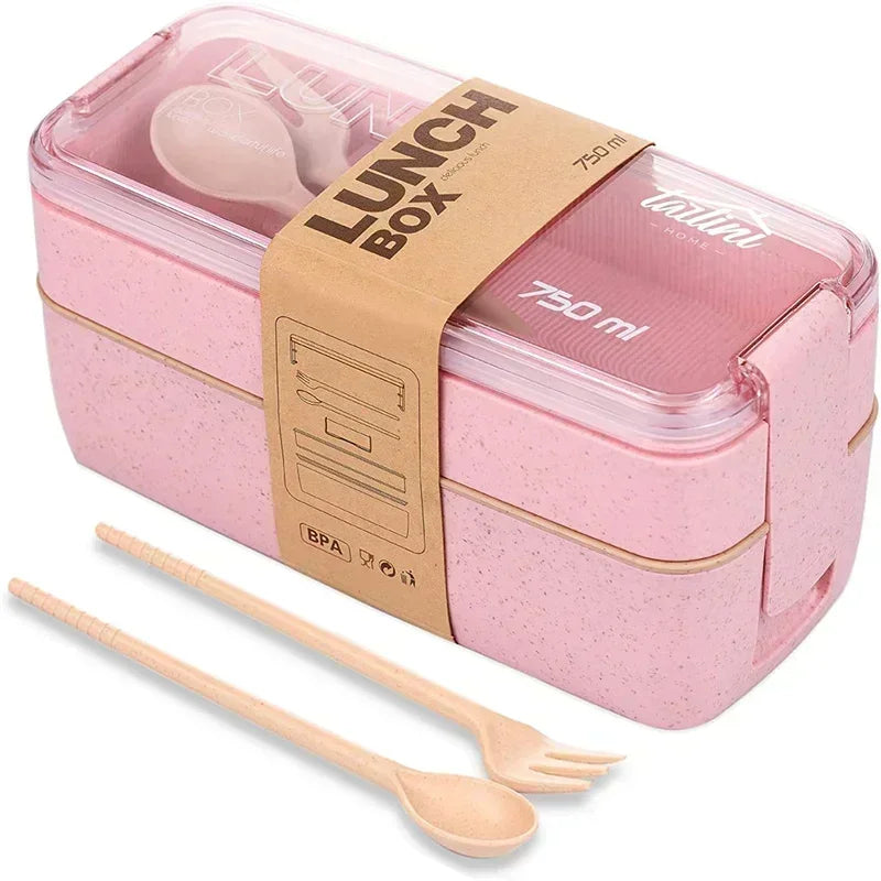 Safe Lunch Food Container Kids Bento Box Leakproof Containers Cute