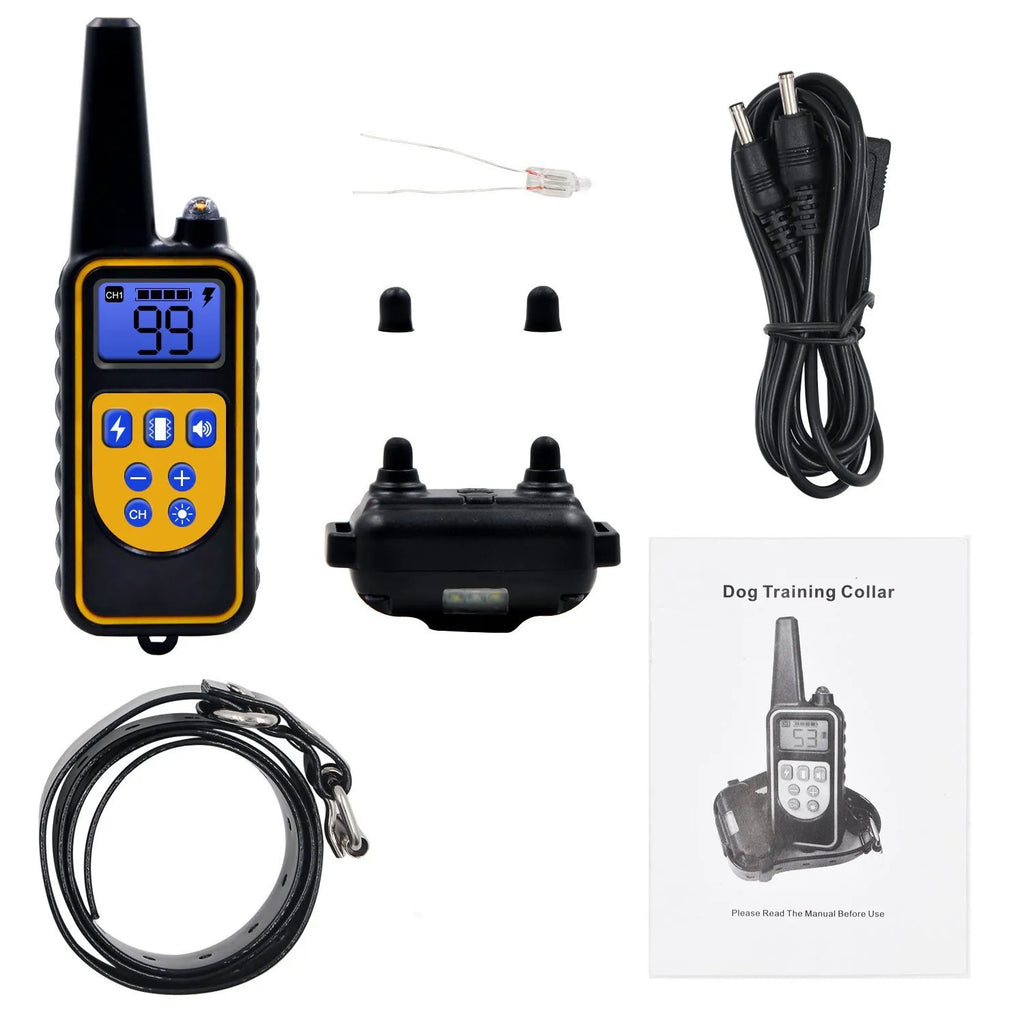 800m Electric Dog Training Collar Waterproof Pet Remote Control