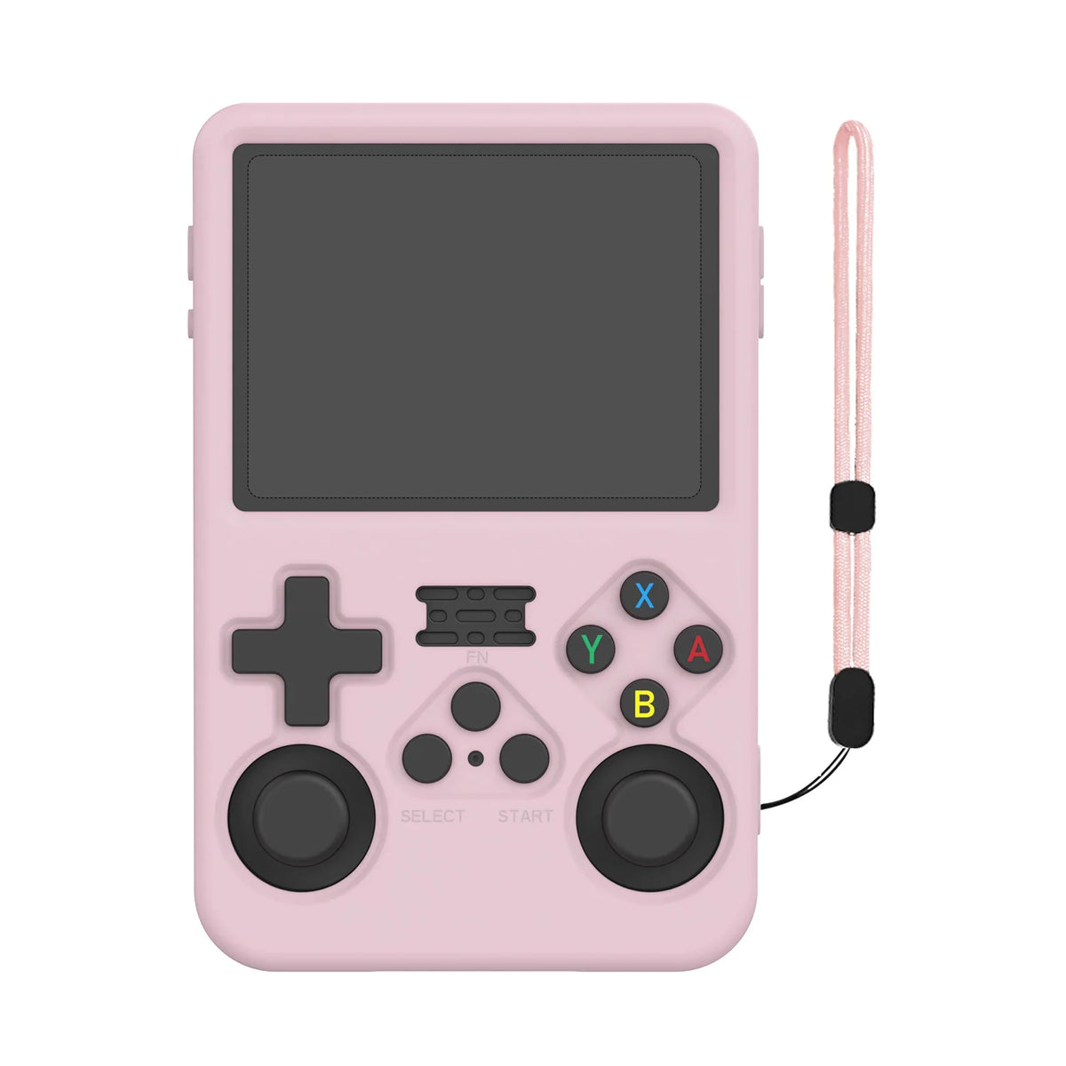 Protective case For R36S Silicone Case Soft 360° drop protection Case For R36s Handheld Game Console Accessories Zpaxo Pink