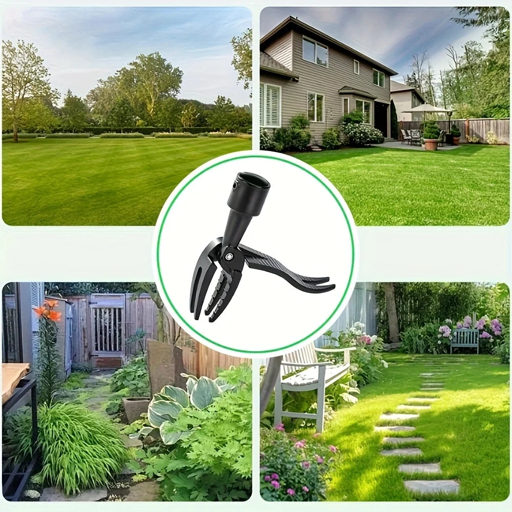 Heavy-duty Metal Vertical Weed Remover Lawns Gardens Flower Beds