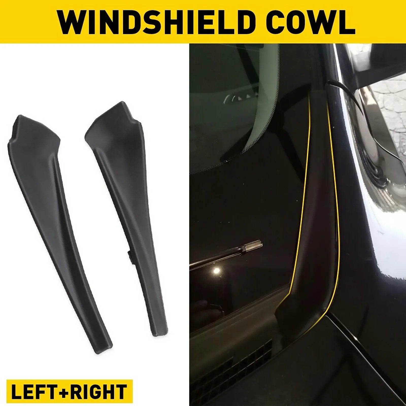 Nissan Car Front Windshield Wiper Side Decor Cowl Cover Extension