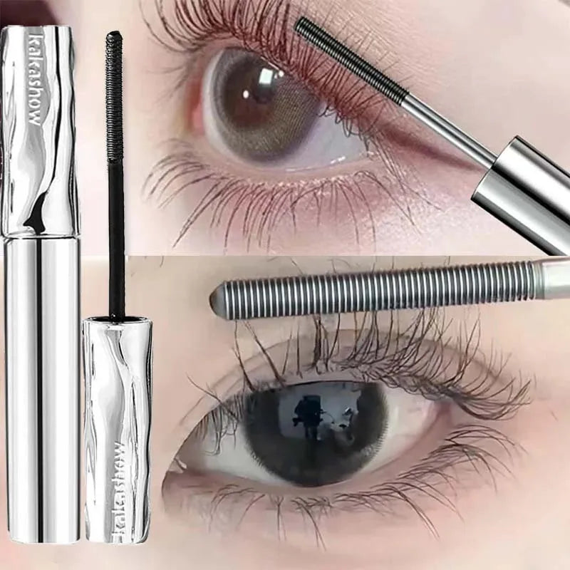 Silver Silk Fiber Matte Mascara Ultra-fine Brush Lengthens Eyelashes