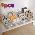 4 Grids Clear Acrylic Handbag Organizers - Space-Saving Closet Racks for Purses & Wallets Zpaxo 4PCS Clear
