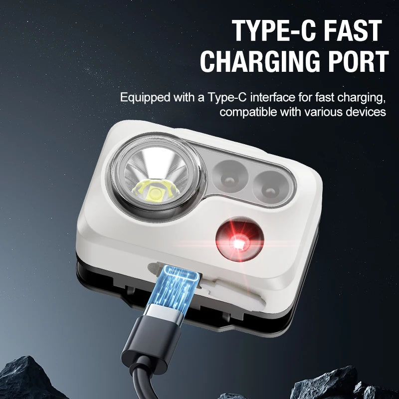 Hiking Patrol Portable Intelligent Sensing Spotlight Long-range