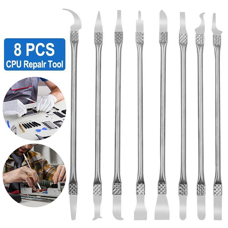 8in1 Electronics Repair Tool Curved Screen 304 Stainless Steel Pry Zpaxo