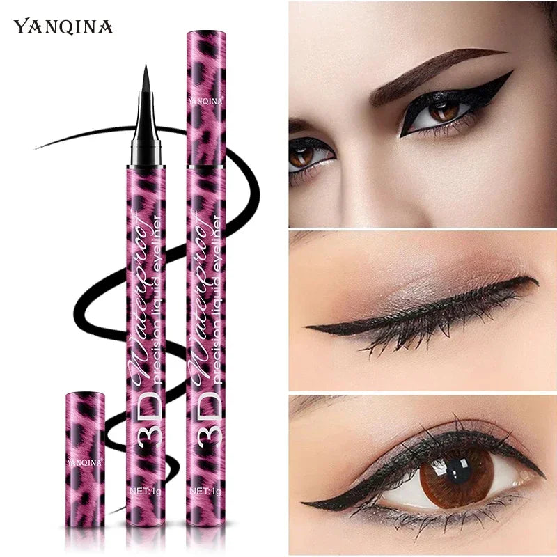 YANQINA Liquid Eyeliner Pencil+4D Waterproof Mascara Cosmetics Eye Zpaxo