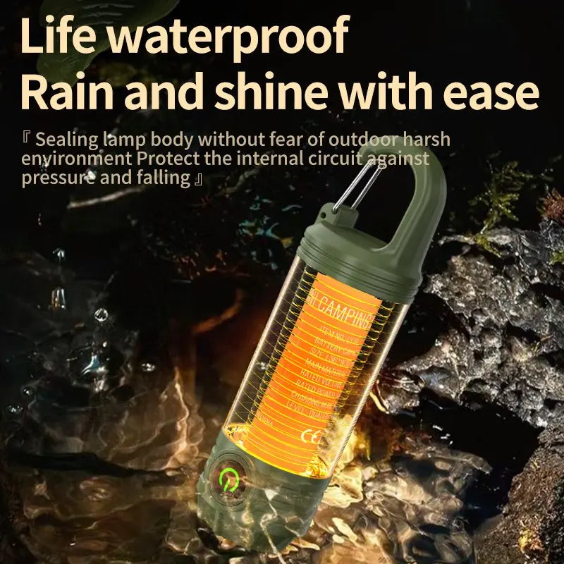 POCKETMAN 6-Mode USB Rechargeable LED Camping Lantern