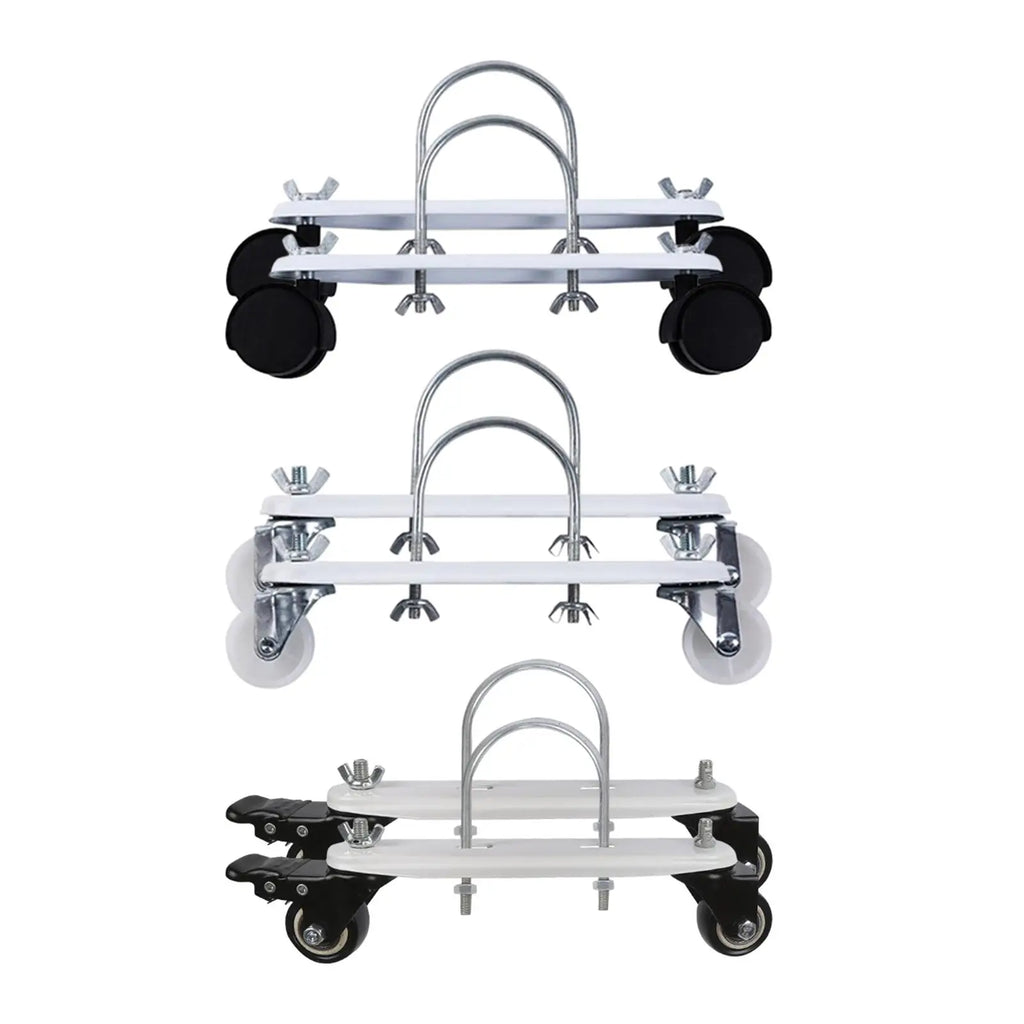 2Pcs Oil Filled Radiator Heater Caster Bracket Spare Parts Simple Installation 8.3inch Long Professional Sturdy Accessory Zpaxo
