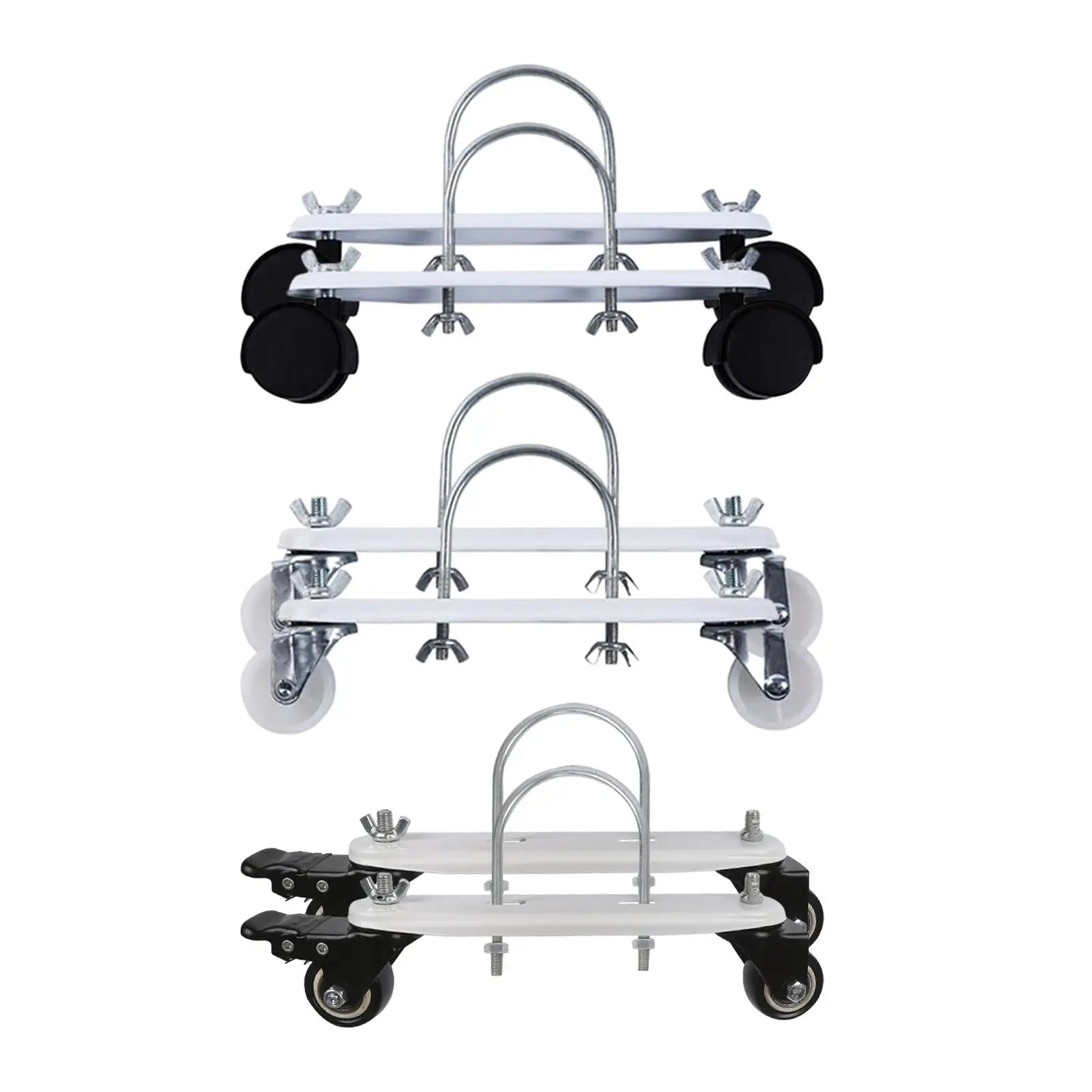 2Pcs Oil Filled Radiator Heater Caster Bracket Spare Parts Simple Installation 8.3inch Long Professional Sturdy Accessory Zpaxo