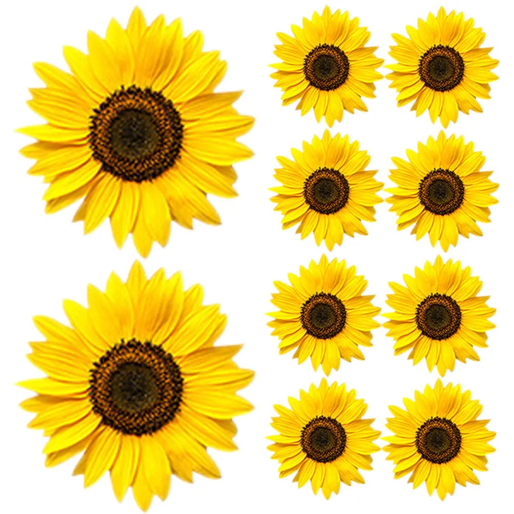 Sunflower Wall Decals Fresh PVC Flower Sticker Living Bedroom Room