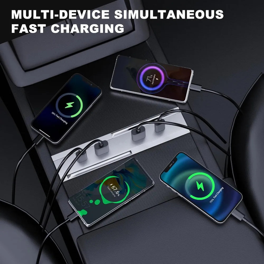 Tesla Model 3 Highland USB-C Hub – 65W Fast Charging Dock