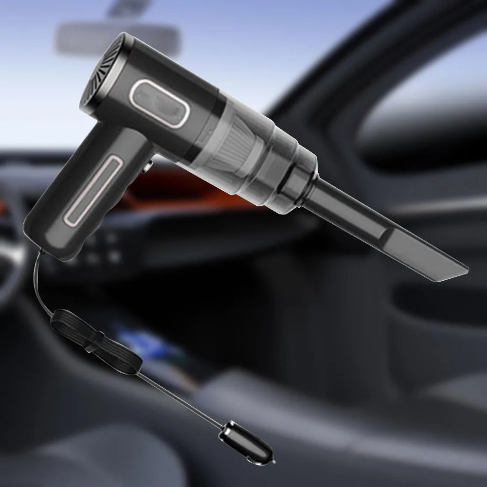 1500mAh Portable Car Vacuum Cleaner USB Plug Handheld Powerful