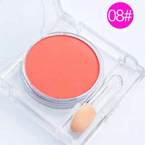 Monochrome blush Matte Natural Cheek Color Brightening Face Waterproof Facial Contouring Makeup Blush Powder Soft Makeup Zpaxo 8