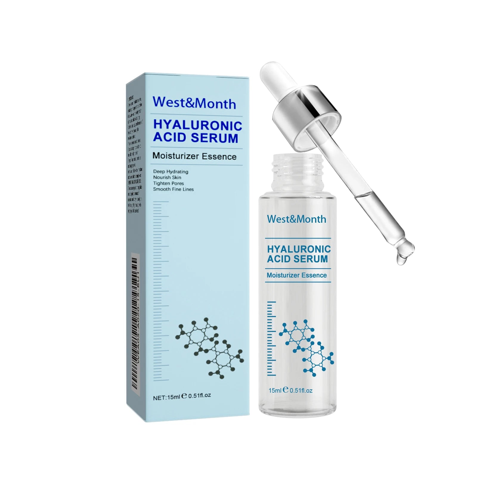 Hyaluronic Acid Facial Serum – Anti-Aging & Deep Moisturizing Facial Serum Zpaxo 15ml Boxed