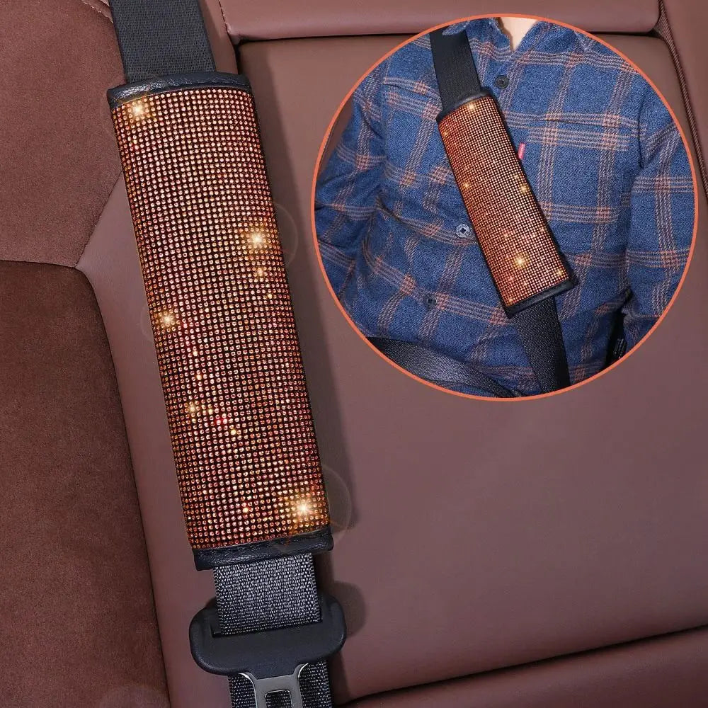 Anti-slip Bling Car Interior Accessories Rhinestone Sparkling Zpaxo