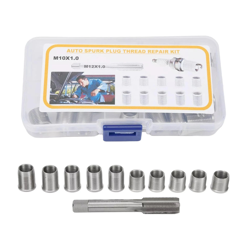 Universal Spark Plug Thread Repair Tools M10x1 0 M14x1 25 Inserts Tap