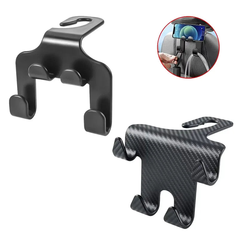 Car Seat Headrest Hook Hanger – Universal Bag & Purse Organizer