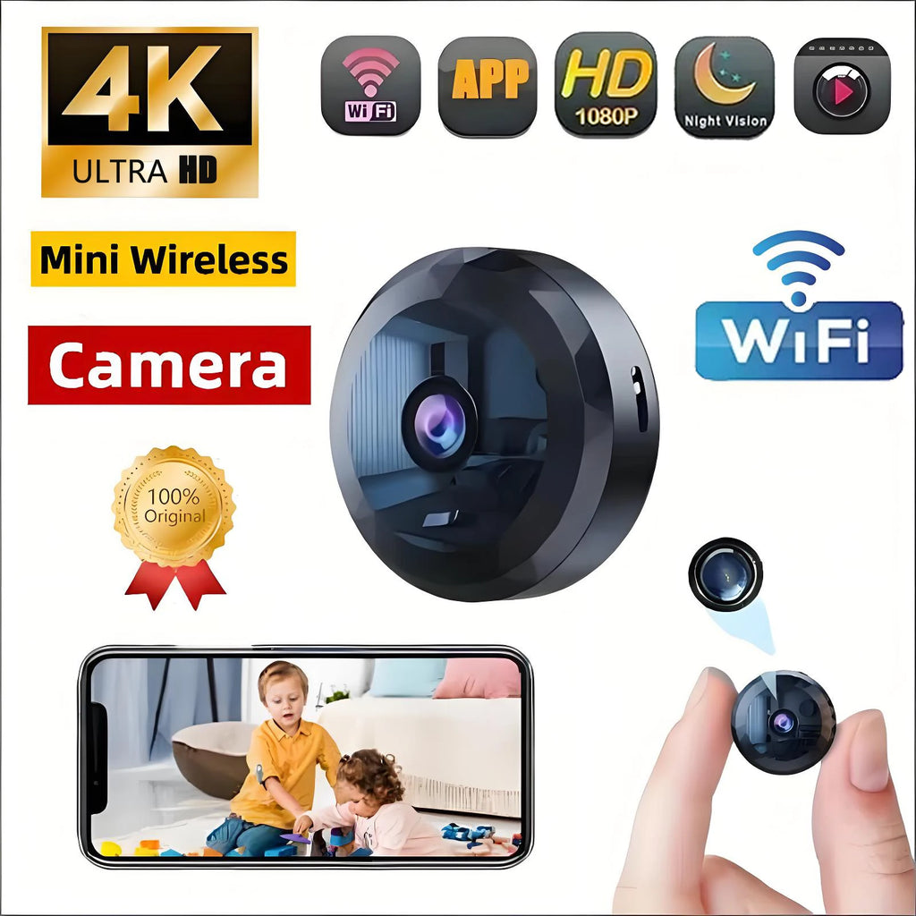 1080P HD Mini Wireless Wifi Camera Babymonitor Home Security Night