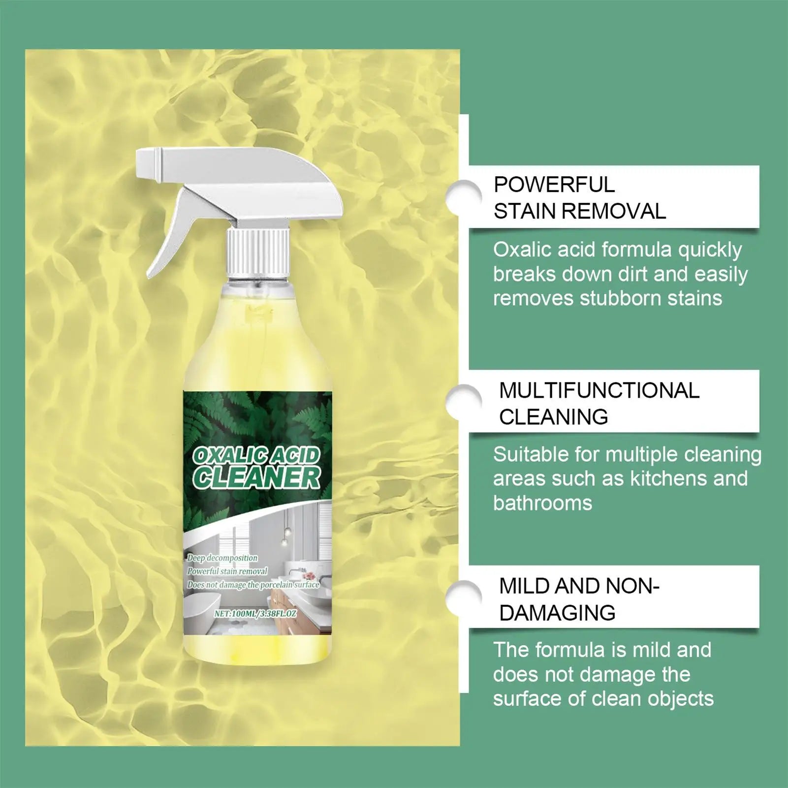 Toilet Bowl Cleaner Deodorizing Protective Spray Urine Remover