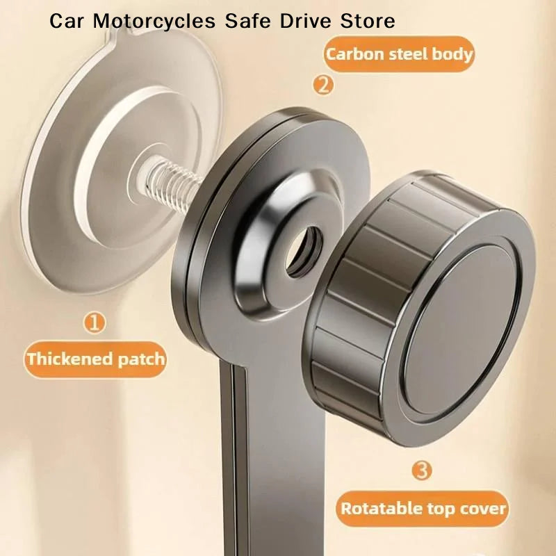 No Drill Suction Cup Rotating Kitchen Organizer Wall-mounted Pot Lid