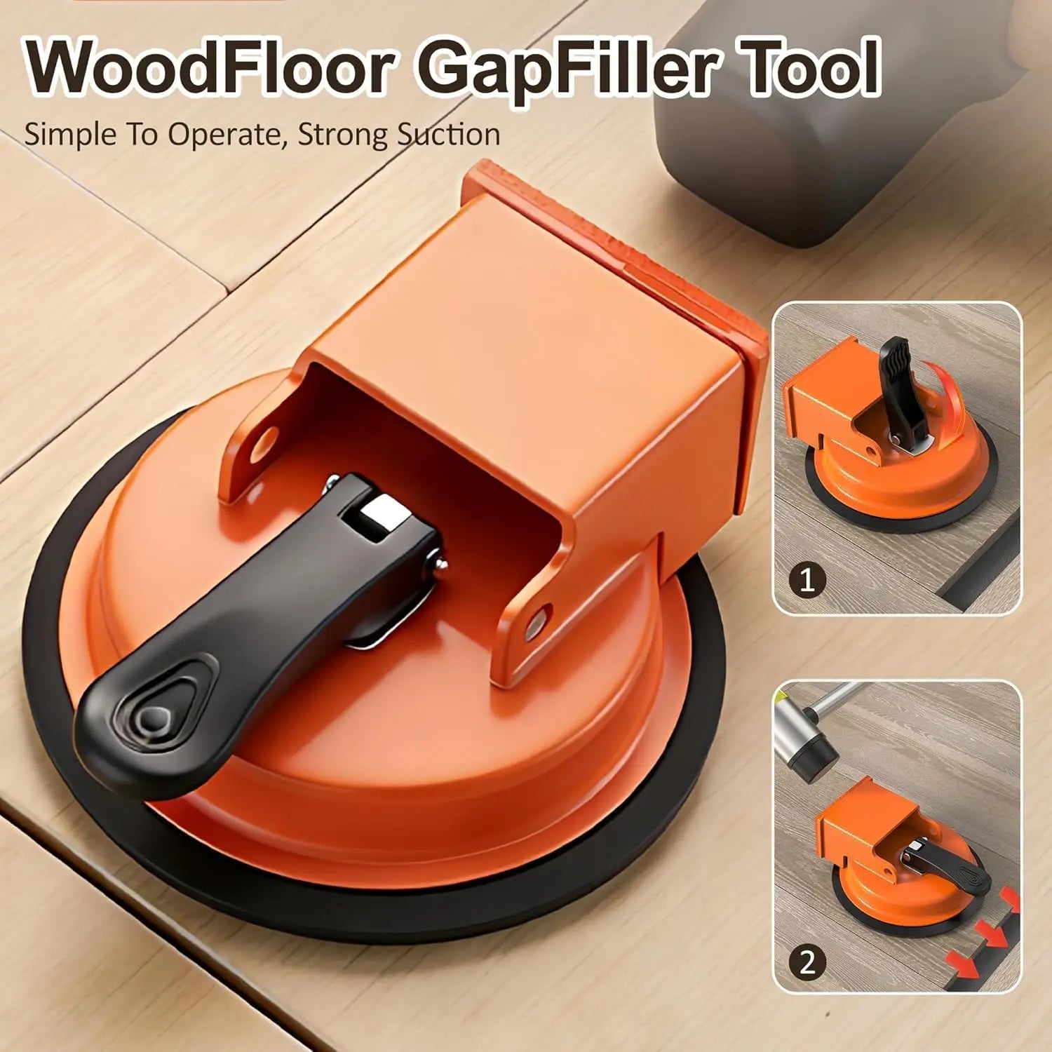 Wood Floor Gap Repair Tool Strong Suction Cup Puller Tightener