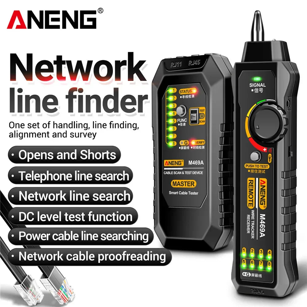 ANENG M469A Smart Network Cable Tester Wire Tracker Receiver Repair