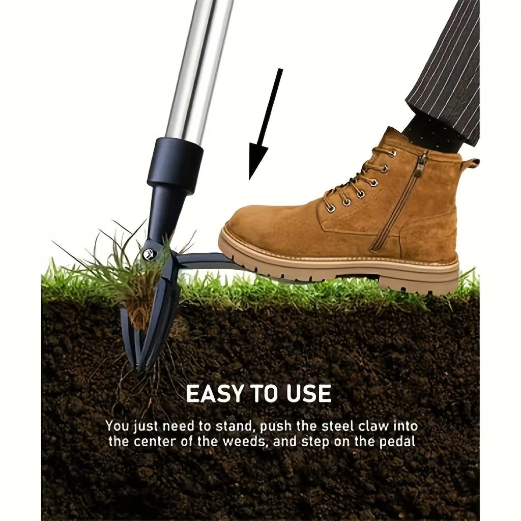 4-Claw Weed Tool Head Professional Root Extractor Tough Garden Weeds