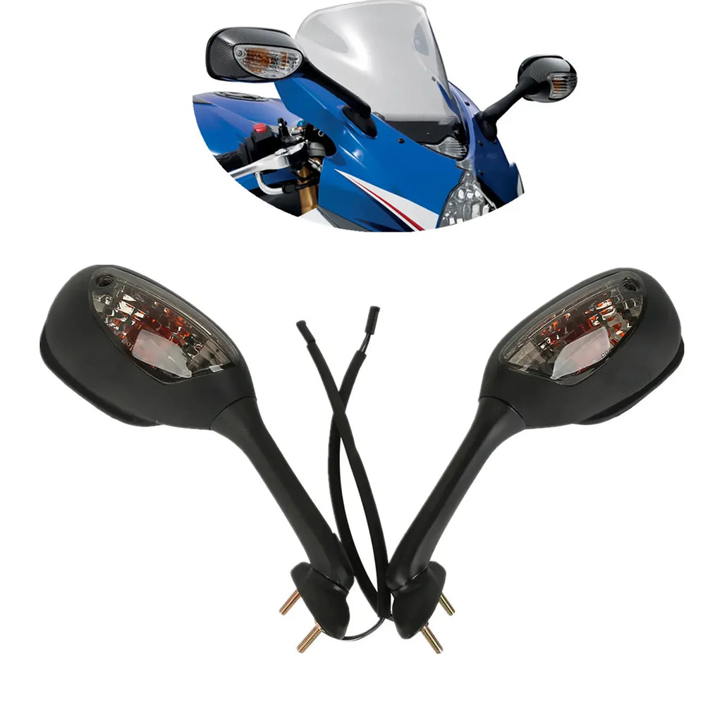 1 Pair Rearview Mirrors Bulit Turn Signal Light Replacement Parts