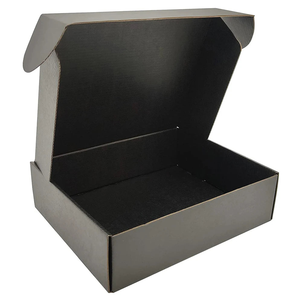 Black Corrugated Mailer Box – Small Business Gift Packaging