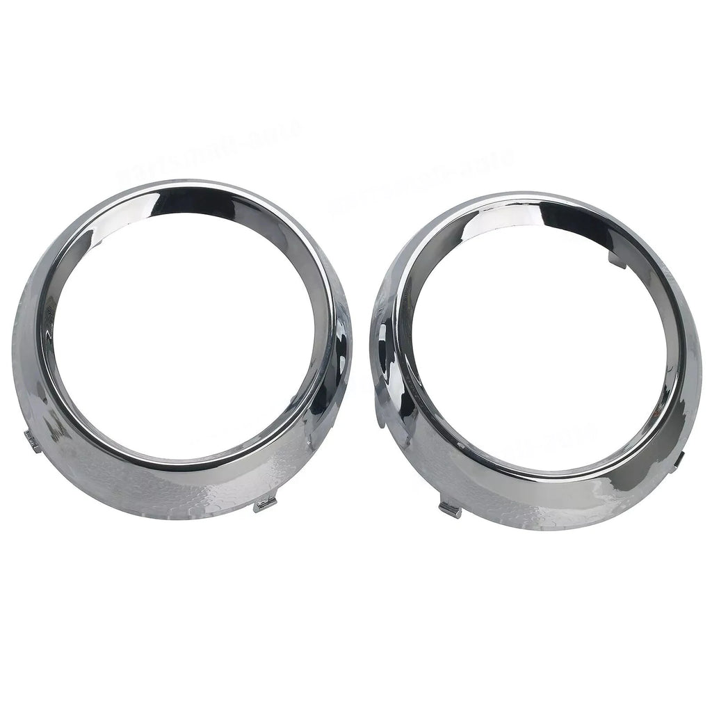 1 Pair Car Fog Light Lamp Bezel Cover Chrome Trim Rings 52713-08020