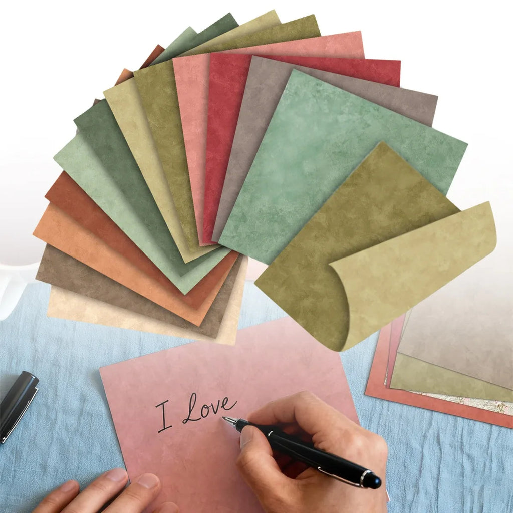 6x6 Double-Sided Boho Scrapbook Paper – 24 Sheets Craft Pack