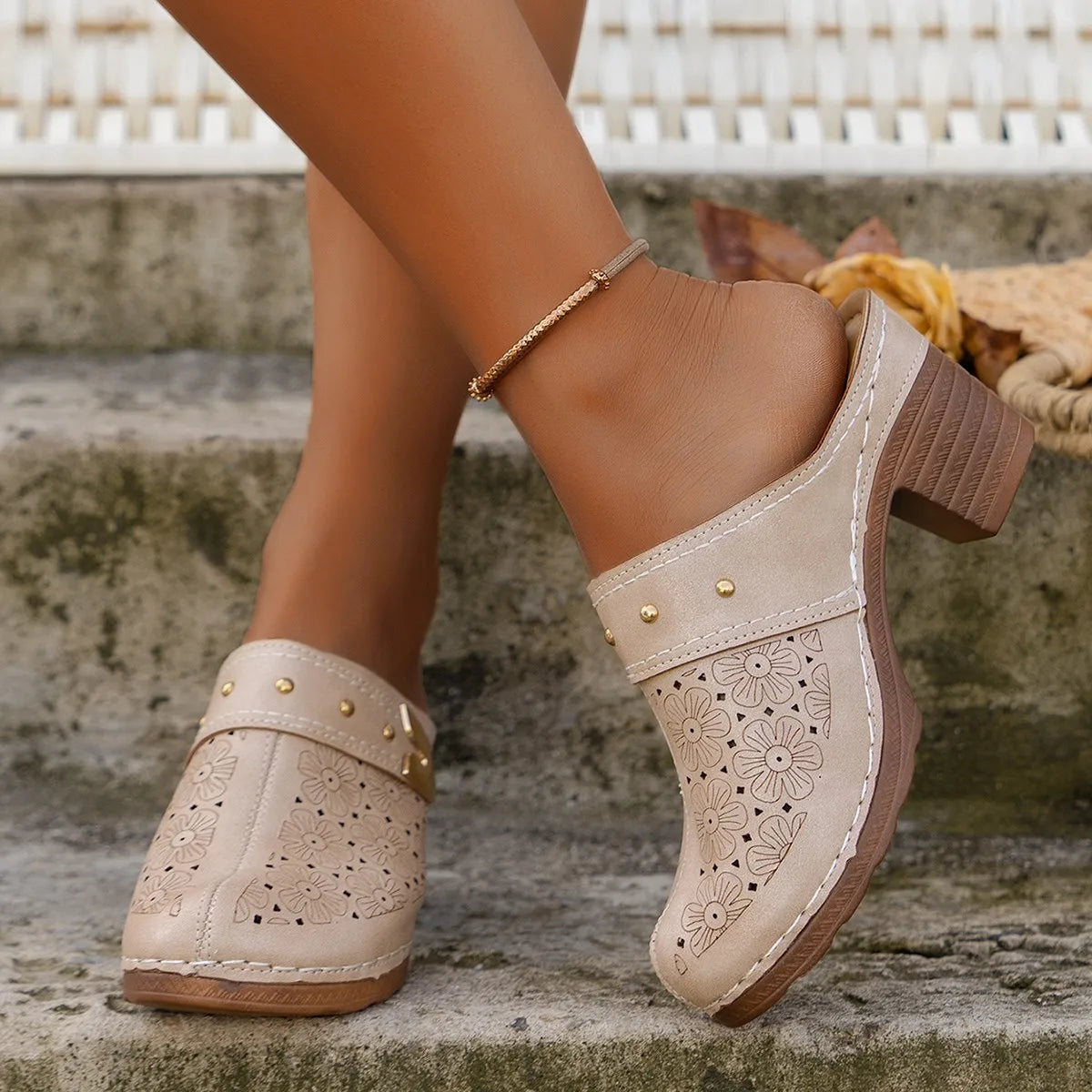 Women Slippers Chunky Heels Platform Sandals Height Increase Lady Zpaxo Pink 39