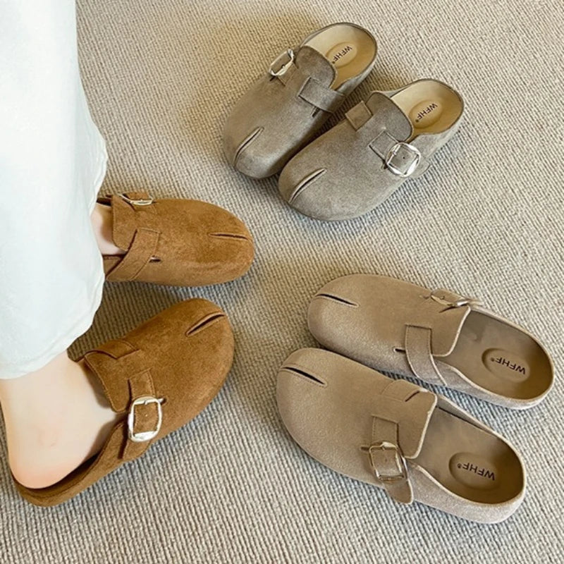 Women's Fish Mouth Closed Toe Solid Comfortable Sandals Summer Women Zpaxo