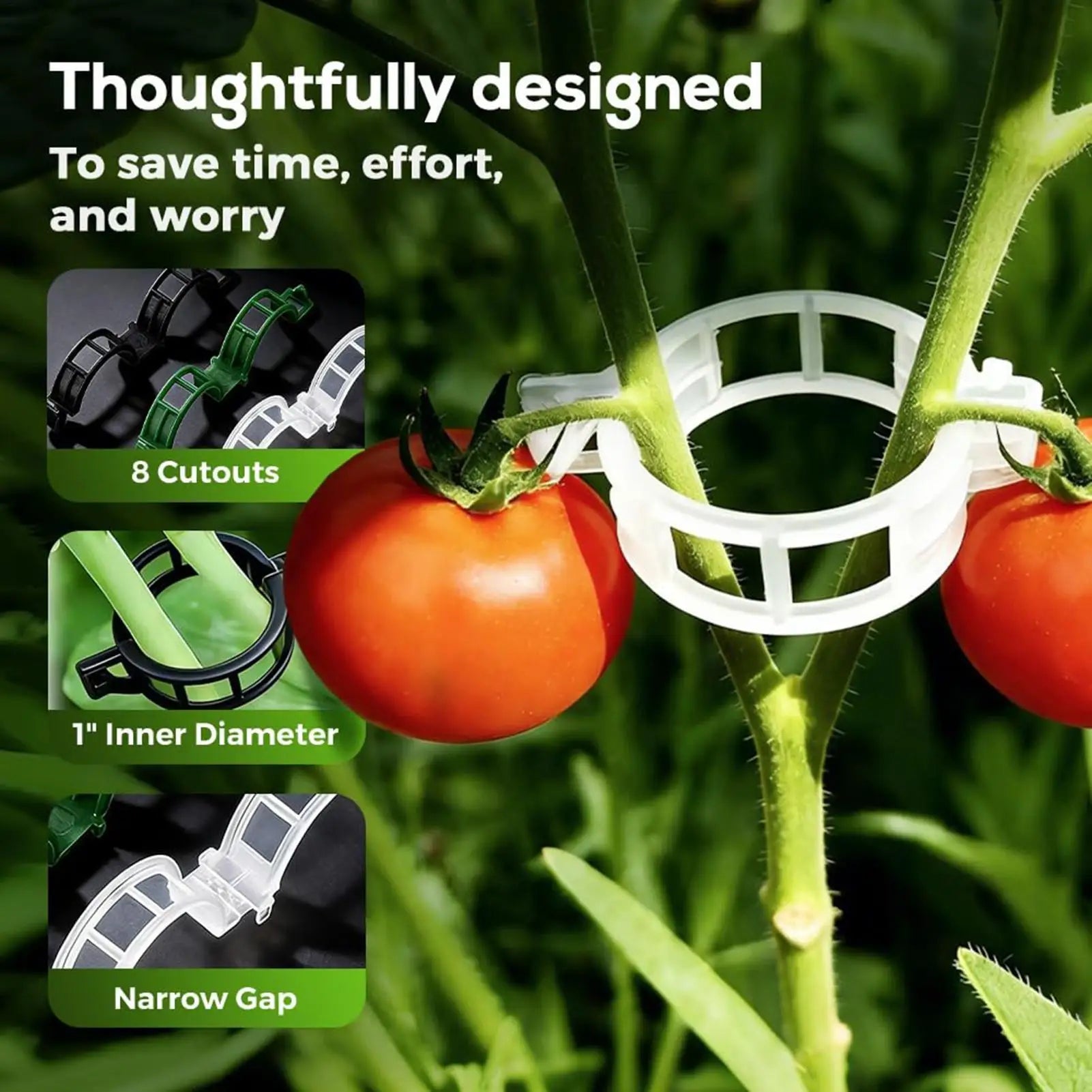 Plant Vine Clip Support Garden Tying Clamp Stem Reusable Gardening