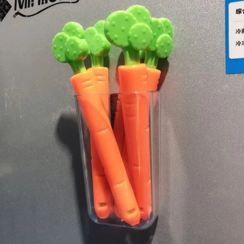 Carrot Food Sealing Clips – Snack Freshness & Moisture-Proof Food Sealing Clip Zpaxo