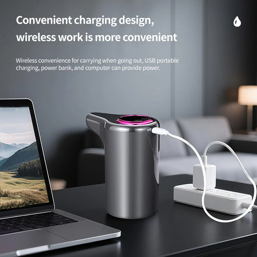 Portable Water Dispenser Pump USB Rechargeable Automatic Electric