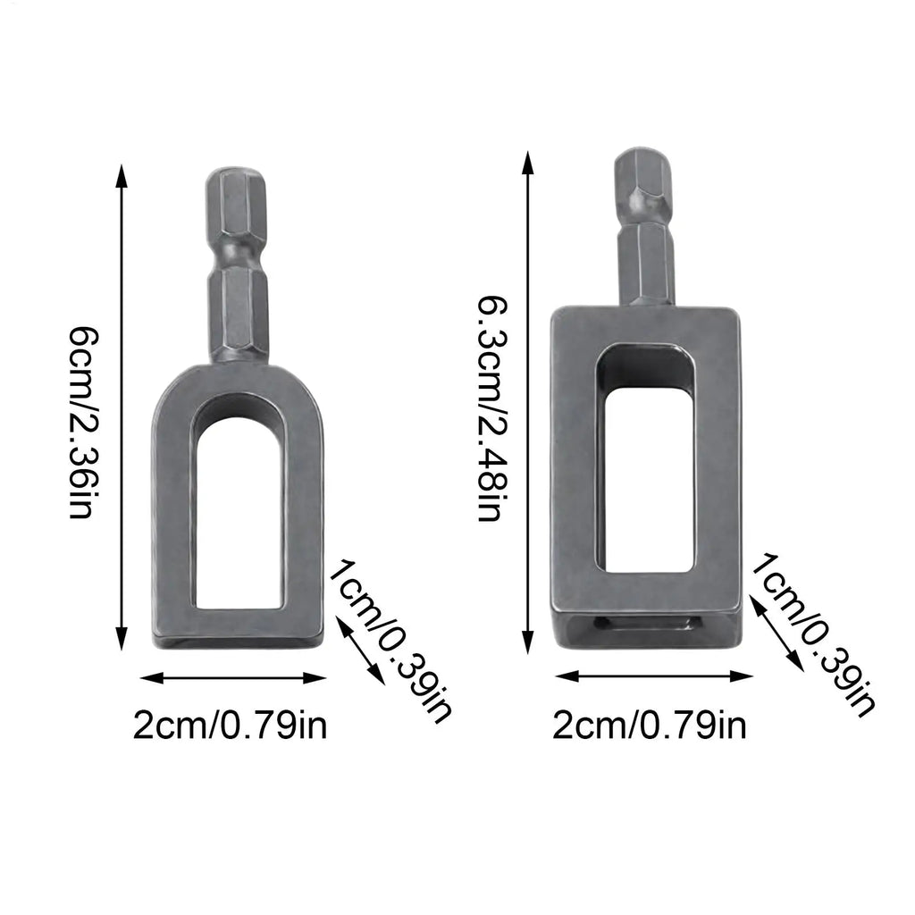 Drill Wire Twister Heavy Duty Cable Winding Tool Carbon Steel Fence