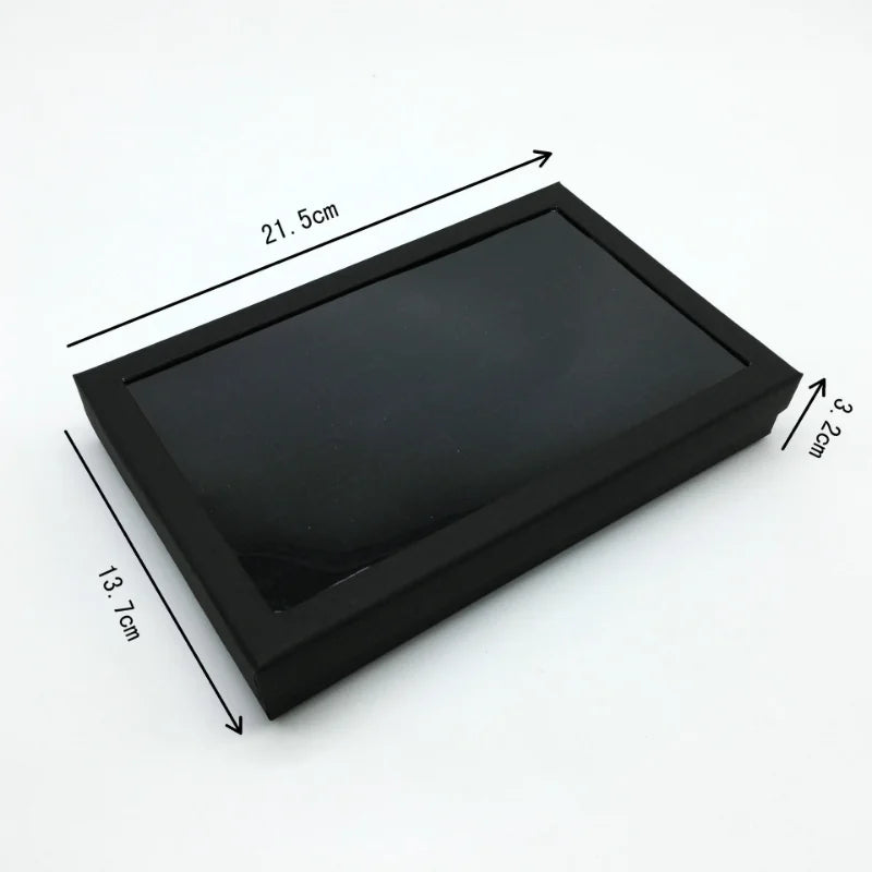 36 Slot Rings Display Box Stand Metal Earrings Storage Box Storage Box with Transparent Cover Jewelry Display Cabinet Zpaxo