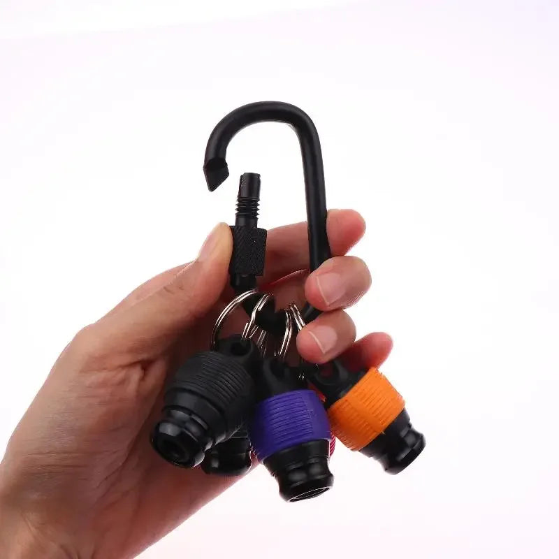 1/4 Inch Extension Bar Ball Grip Screwdriver Bit Holder With Keychain Portable Drill Screw Adapter Fast Change Hand-held Holder Zpaxo