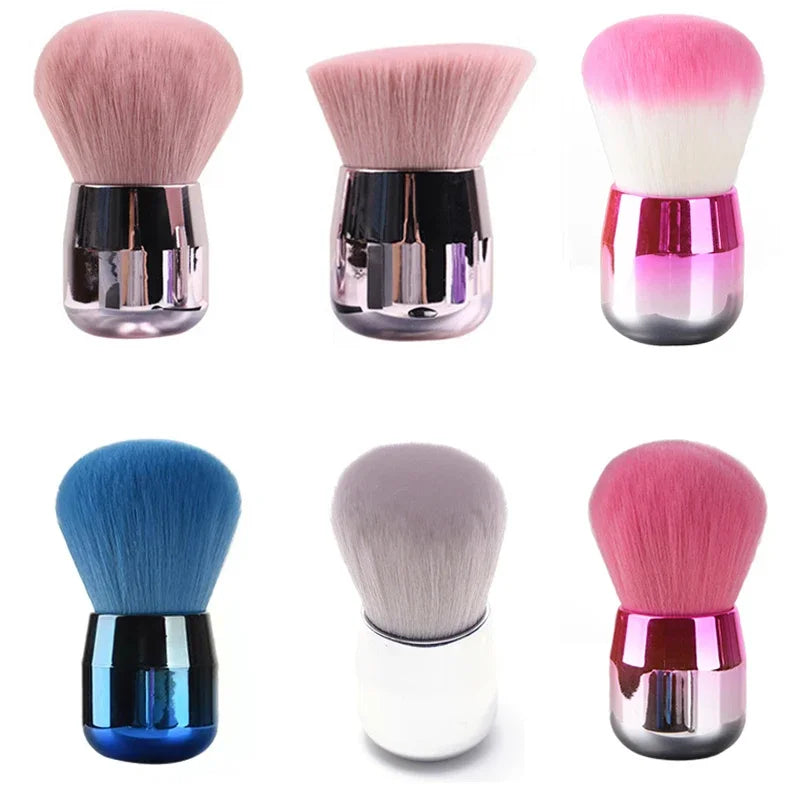1PCS Professionals Nails Art Mushroom Brush Round Paint Gel Dust Cleaning Make Up Brush Manicure Accessories Equipment Tools Zpaxo