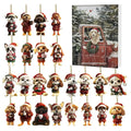 Dog Christmas Countdown Calendar 24 Days Acrylic Ornaments Drinking