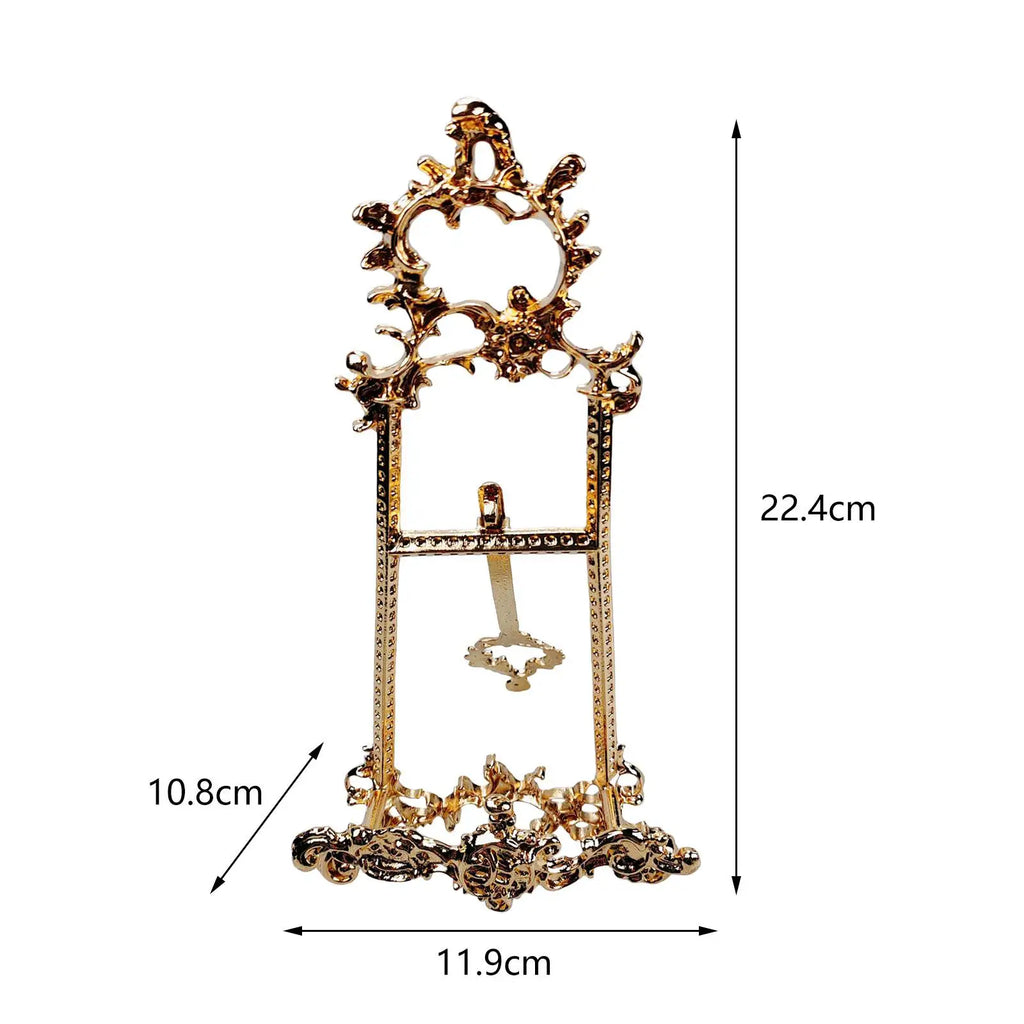 Alloy Easel Plate Stand & Picture Frame Holder | Tabletop Display Easel Display Stand Zpaxo