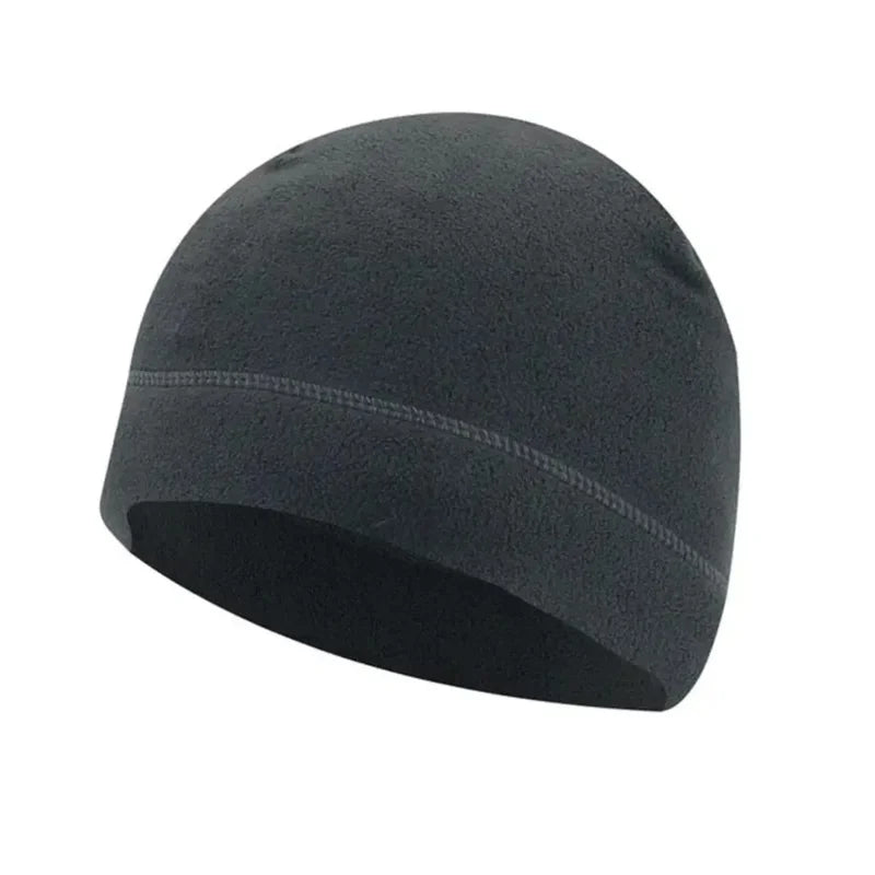 Polar Fleece Beanie – Windproof Winter Hat for Ski & Cycling