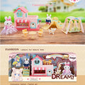 Miniature Dollhouse Furniture Little Rabbit Dresser Lovely Scene Play