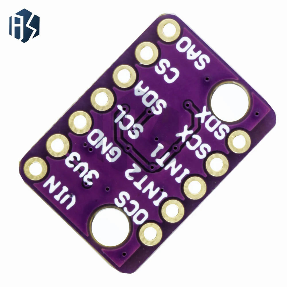 BMI160 6DOF IMU Module - High-Precision 3-Axis Accelerometer & Gyroscope Sensor with SPI/I2C for Drone/Robotics Motion Tracking Zpaxo