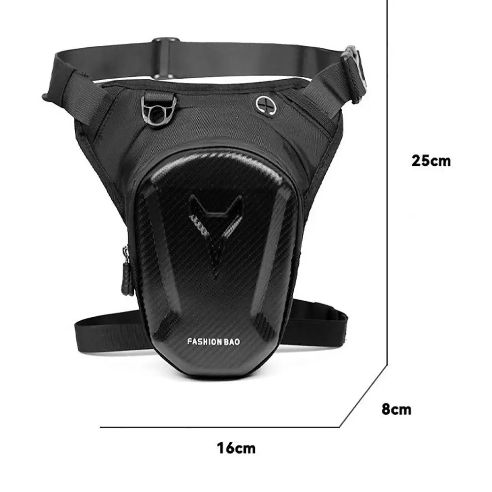 Waterproof Motorcycle Leg Bag Hard Shell Convertible Cycling Waist Pack Reflective Multifunctional Crossbody Bag Zpaxo