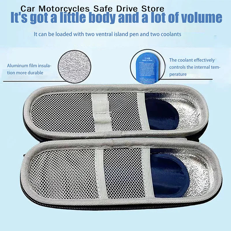 Waterproof Empty Insulin Cooling Bag EVA Thermal Insulated Cooler Gel