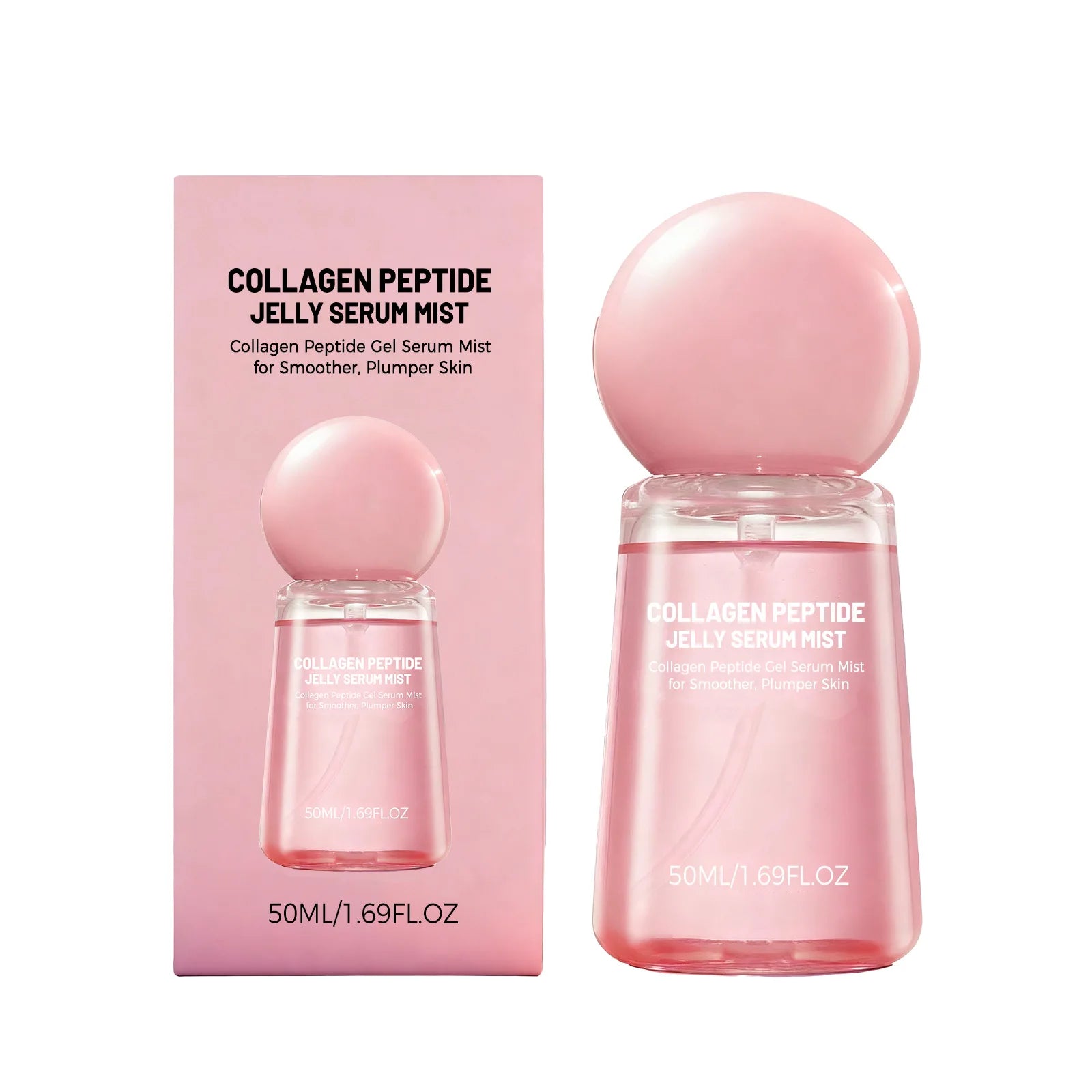 Collagen Peptides Jelly Serum Mist – Hydrating Face Spray Face Serum Spray Zpaxo 50ml Boxed