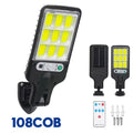 LED Solar Outdoor Wall Light – 55LED Motion Sensor & Remote