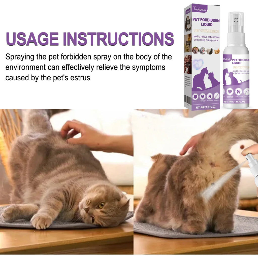 Pet Calming Pheromone Spray for Cats & Dogs – Anxiety Relief Pet Calming Spray Zpaxo
